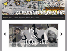 Tablet Screenshot of alessandrodimaio.com